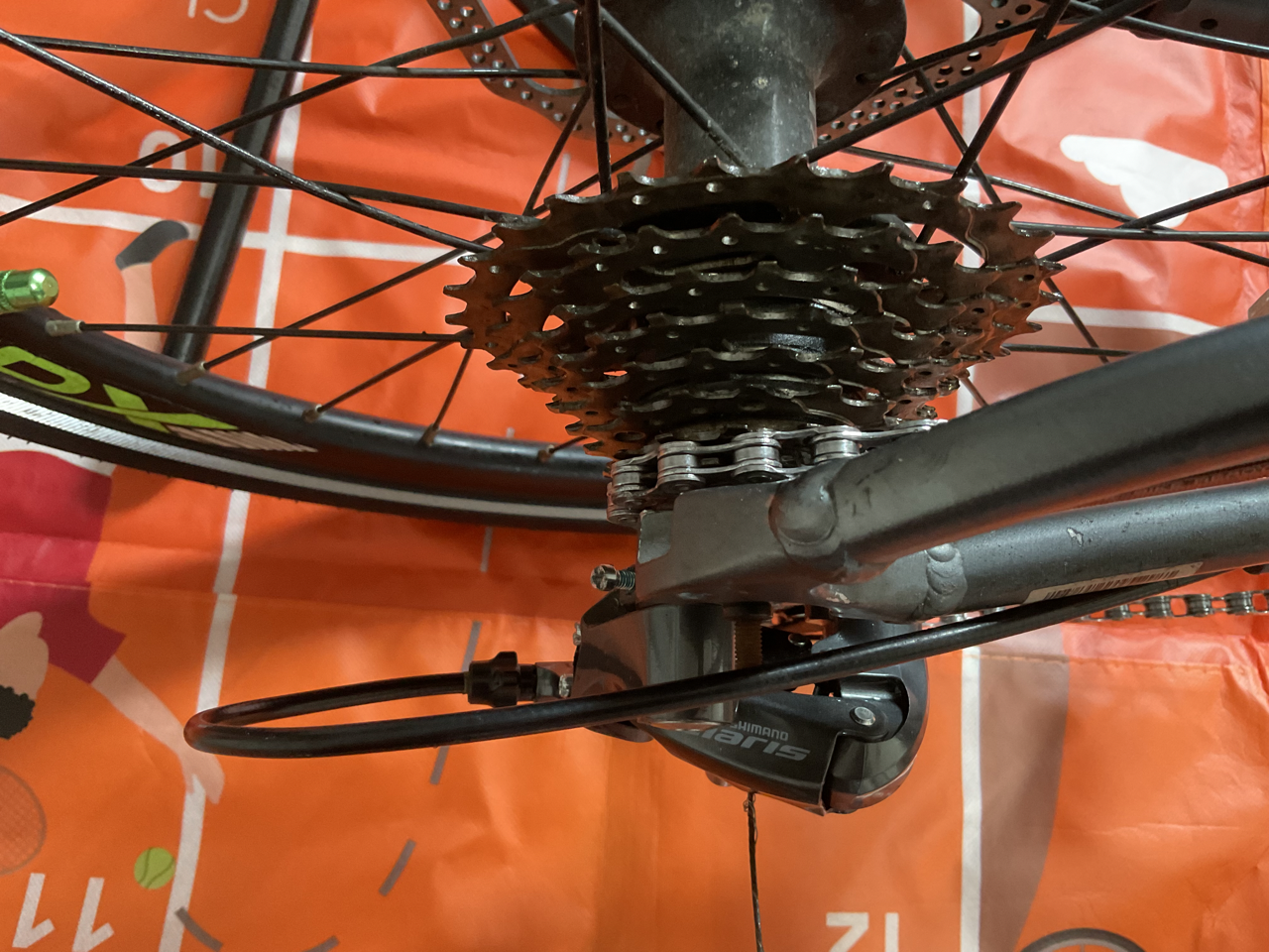 Shimano Claris_Deraileur Top View