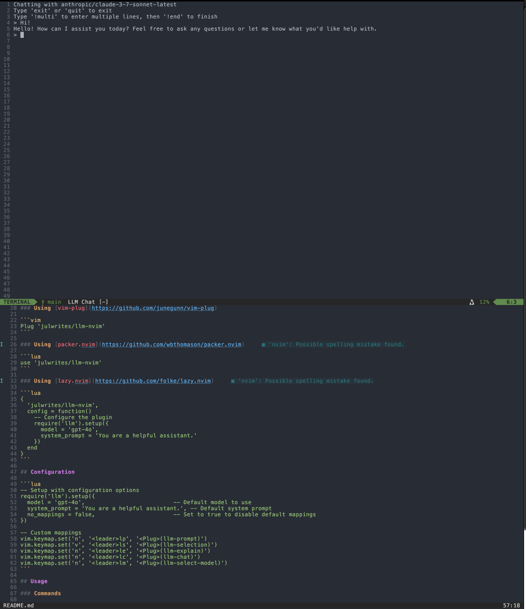 llm-nvim-chat